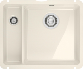 Franke Kubus X KXK 160-37-12, Fraceram Unterbau-Keramiksple, Farbe Magnolia glnzend, 126.0735.189