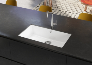 Franke Kubus X KXK 110-71, Fraceram Unterbau-Keramiksple, Farbe Magnolia glnzend, 126.0735.193