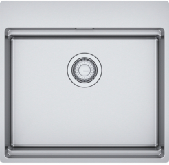 Franke Box Pro BXX PRO 210-50 A Einbausple, Edelstahl gebrstet, Druckknopfventil, 127.0747.097