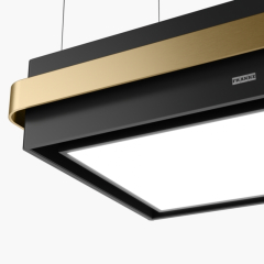 Franke Mythos Masterpiece FMYS KL Inselhaube Gold/Schwarz matt, 345.0726.998, Mit 5 Jahren Garantie!