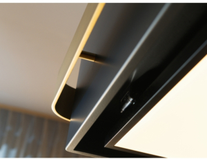 Franke Mythos Masterpiece FMYS KL Inselhaube Gold/Schwarz matt, 345.0726.998, Mit 5 Jahren Garantie!