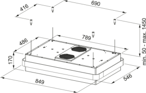 Franke Mythos Masterpiece FMYS KL Inselhaube Copper/Schwarz matt, 345.0726.997, Mit 5 Jahren Garantie!