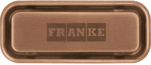 Franke berlauf Logoplatte copper, 133.0630.057