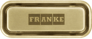 Franke berlauf Logoplatte gold, 133.0630.111