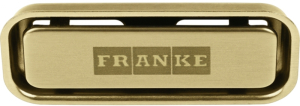Franke berlauf Logoplatte gold, 133.0630.111