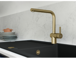 Franke ET Metallteile runder L PVD gold, 133.0722.548