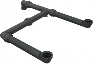 Franke Verbindungsbrcke fr 2 Becken, 112.0644.115