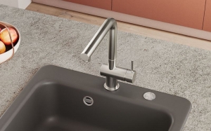 Systemceram KeraDomo SILA, Einhebelmischer, Niederdruck, 10503, Farbe Kupfer