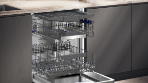 Siemens SX95EX22CE, iQ500, Vollintegrierter Geschirrspler, 60 cm, XXL, mit varioScharnier, EEK: A, mit 5 Jahren Garantie!