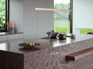 BORA Horizon Pendelleuchte fix - rosegold, mit Gestensteuerung, 126 cm, LHFRG