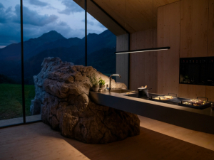 BORA Horizon Pendelleuchte fix - schwarz, mit Gestensteuerung, 126 cm, LHFSW