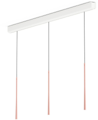 BORA Stars Pendelleuchte 3-fach linear - rosegold, LSLRG