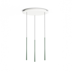 BORA Stars Pendelleuchte 3-fach zirkular - moosgrn, LSZMG