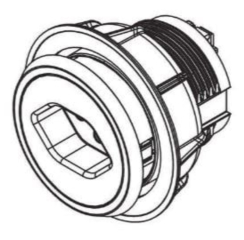 BORA Steckdose Typ J All Black, USTJAB