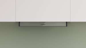 Bosch DBB65CC60, Serie 4, Integrierte Designhaube, 60 cm, Klarglas, Mattschwarz, EEK: B, mit 5 Jahren Garantie!