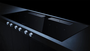 Kppersbusch KMI 12850.0 SR-E S1, 118 cm Muldenlftung inkl. Motor, rahmenlos, Edelstahlknebel, Gitter Edelstahl, mit 5 Jahren Garantie!