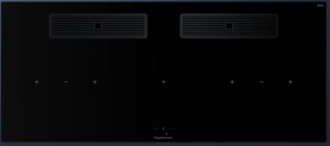 Kppersbusch KMI 12850.0 SR-E S5, 118 cm Muldenlftung inkl. Motor, rahmenlos, Edelstahlknebel, Gitter Black Velvet, mit 5 Jahren Garantie!