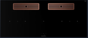 Kppersbusch KMI 12850.0 SR-S S7, 118 cm Muldenlftung inkl. Motor, rahmenlos, schwarze Knebel, Gitter Copper, mit 5 Jahren Garantie!