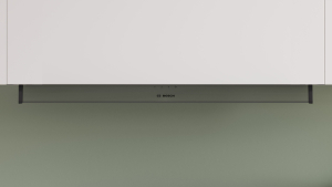 Bosch DBB95CC60, Serie 4, Integrierte Designhaube, 90 cm, Klarglas, Mattschwarz, EEK: B, mit 5 Jahren Garantie!