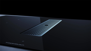 Kppersbusch KMI 9350.0 SR S1, 90 cm Muldenlftung inkl. Motor, rahmenlos, Abluftgitter Edelstahl, mit 5 Jahren Garantie!