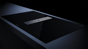 Kppersbusch KMI 9350.0 SR S3, 90 cm Muldenlftung inkl. Motor, rahmenlos, Abluftgitter Silver Chrome, mit 5 Jahren Garantie!