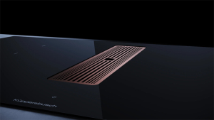 Kppersbusch KMI 9350.0 SR S7, 90 cm Muldenlftung inkl. Motor, rahmenlos, Abluftgitter Copper, mit 5 Jahren Garantie!