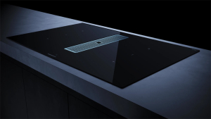 Kppersbusch KMI 8350.0 SR S1, 80 cm Muldenlftung inkl. Motor, rahmenlos, Abluftgitter Edelstahl, mit 5 Jahren Garantie!