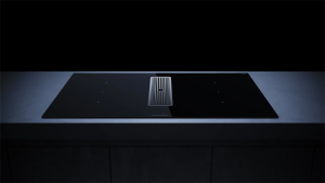 Kppersbusch KMI 8350.0 SR S3, 80 cm Muldenlftung inkl. Motor, rahmenlos, Abluftgitter Silver Chrome, mit 5 Jahren Garantie!