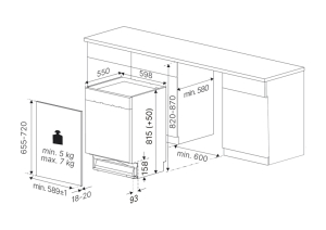 Kppersbusch G 6570.0 v, Einbau Geschirrsplautomat, vollintegrierbar, 60 cm, EEK: A, mit 5 Jahren Garantie!