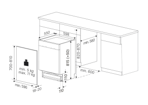 Kppersbusch G 6594.0 v, Einbau Geschirrsplautomat, vollintegrierbar, 60 cm, EEK: B, mit 5 Jahren Garantie!