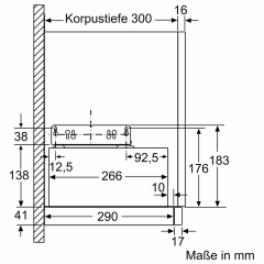 Bosch DFL064W54, Serie 2, Flachschirmhaube, 60 cm, Silber, metallisch, mit 5 Jahren Garantie!