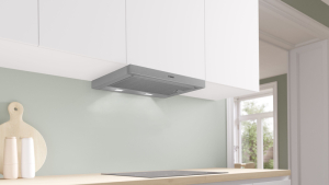 Bosch DFL064W54, Serie 2, Flachschirmhaube, 60 cm, Silber, metallisch, mit 5 Jahren Garantie!