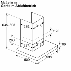 Bosch DWB67DN60, Wandesse, Serie 6, Mattschwarz, 60 cm, EEK: A**, mit 5 Jahren Garantie!