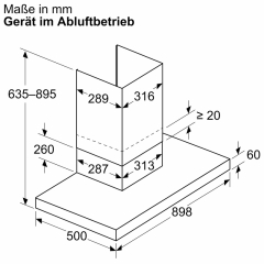 Bosch DWB97DN60, Wandesse, Serie 6, Mattschwarz, 90 cm, EEK: A**, mit 5 Jahren Garantie!
