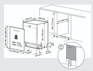 Bauknecht BKK IDXL, XXL Geschirrspler vollintegrierbar, 60 cm, EEK: D, mit 5 Jahren Garantie!