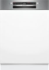 Bosch SMI4HTS14E, Serie 4, Teilintegrierter Geschirrspler, 60 cm, Gebrsteter Stahl, EEK: C, mit 5 Jahren Garantie!