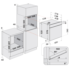 Privileg PBA385PU0K, Heiluftbackofen mit 12 Funktionen, EEK: A++, mit 5 Jahren Garantie!