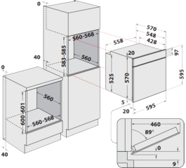 Privileg PBA385HU0K, Heiluftbackofen mit 11 Funktionen, EEK: A+, mit 5 Jahren Garantie!