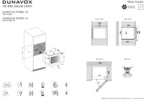 Dunavox Prime 19, Weinkhlschrank, schwarz, DVP-19.50B. Mit 3 Jahren Garantie!