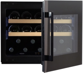 Dunavox Prime 19, Weinkhlschrank, schwarz, DVP-19.50B. Mit 3 Jahren Garantie!