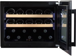 Dunavox Prime 19, Weinkhlschrank, schwarz, DVP-19.50B. Mit 3 Jahren Garantie!