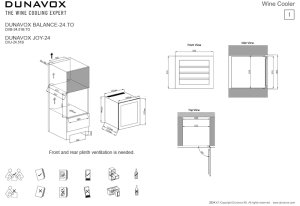 Dunavox Joy 24, Weinkhlschrank, schwarz, DXJ-24.51B. Mit 3 Jahren Garantie!