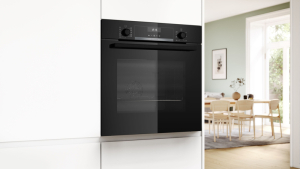 Bosch HBG537BB4, Serie 6, Einbau-Backofen, 60 x 60 cm, Schwarz, EEK: A+, mit 5 Jahren Garantie!