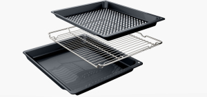 Bosch HBG537BB4, Serie 6, Einbau-Backofen, 60 x 60 cm, Schwarz, EEK: A+, mit 5 Jahren Garantie!