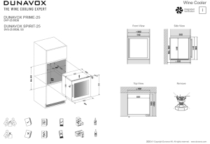 Dunavox Spirit 25, Weinkhlschrank, schwarz, DVS-25.65DB. Mit 3 Jahren Garantie!