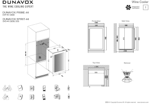 Dunavox Spirit 44, Weinkhlschrank, schwarz, DVS-44.120DB. Mit 3 Jahren Garantie!