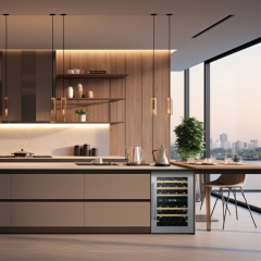 Dunavox Spirit 44, Weinkhlschrank, Edelstahl, DVS-44.120DSS. Mit 3 Jahren Garantie!