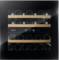 Dunavox Horizon 25, Unterbau-Weinkhlschrank, schwarz, DVH-25.65DB.TO. Mit 3 Jahren Garantie!