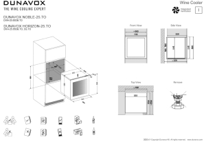Dunavox Horizon 25, Unterbau-Weinkhlschrank, Edelstahl, DVH-25.65DSS.TO. Mit 3 Jahren Garantie!