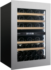 Dunavox Horizon 44, Unterbau-Weinkhlschrank, Edelstahl, DVH-44.120DSS.TO. Mit 3 Jahren Garantie!